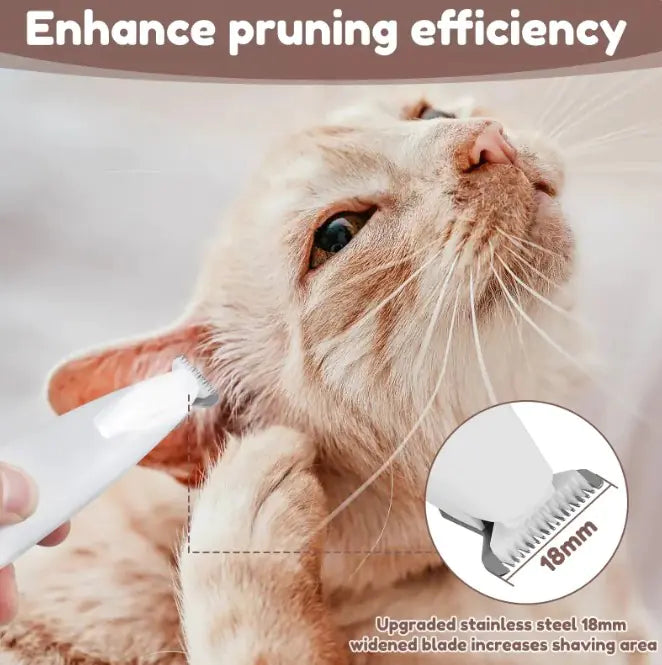 Professional Pet Paw Trimmer with LED Light - Safe Grooming Tool