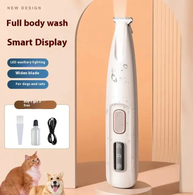 Professional Pet Paw Trimmer with LED Light - Safe Grooming Tool